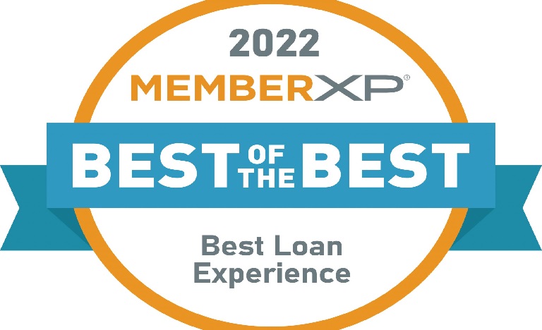 MemberXP 2022 Best of the Best award for lending experience 